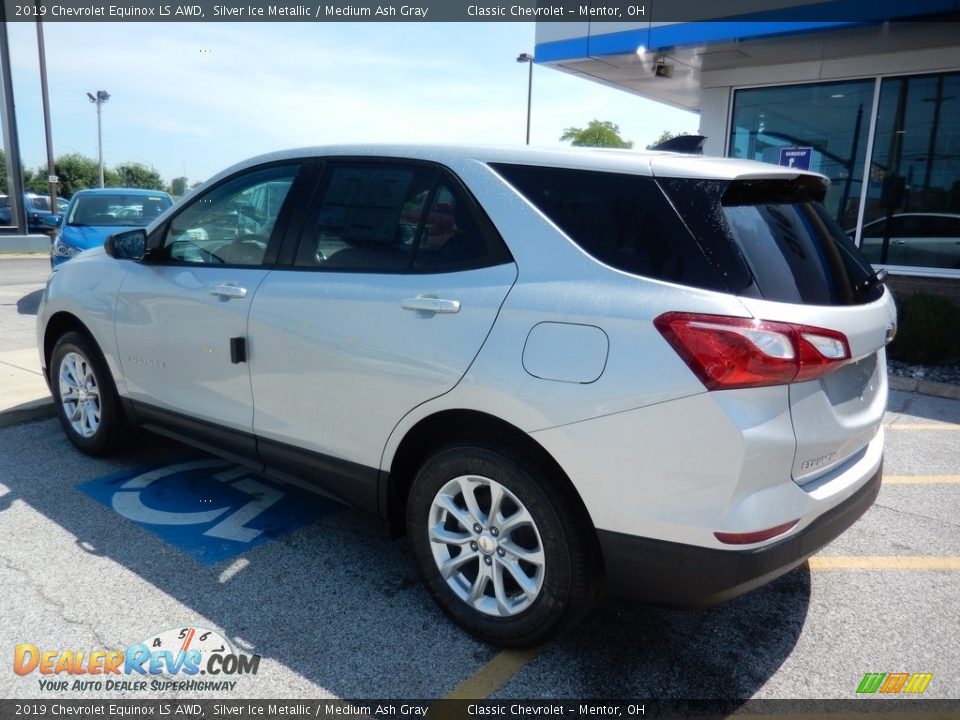 2019 Chevrolet Equinox LS AWD Silver Ice Metallic / Medium Ash Gray Photo #5