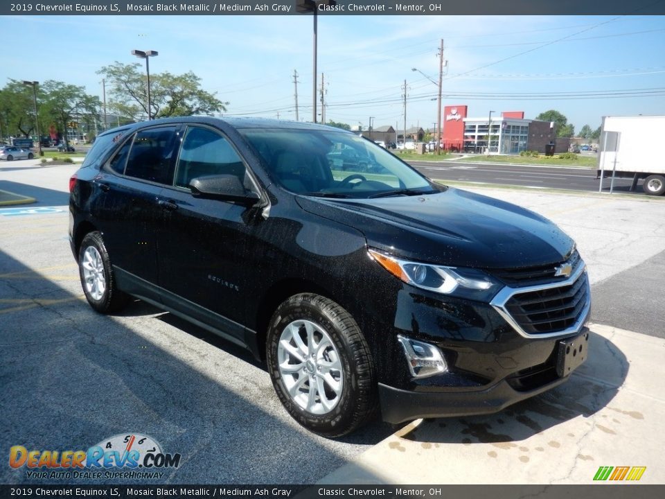 2019 Chevrolet Equinox LS Mosaic Black Metallic / Medium Ash Gray Photo #3