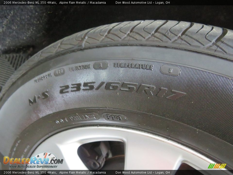 2006 Mercedes-Benz ML 350 4Matic Alpine Rain Metallic / Macadamia Photo #5