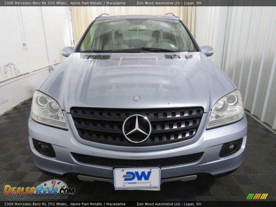 2006 Mercedes-Benz ML 350 4Matic Alpine Rain Metallic / Macadamia Photo #8