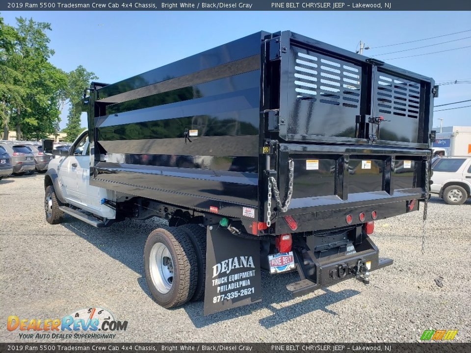 2019 Ram 5500 Tradesman Crew Cab 4x4 Chassis Bright White / Black/Diesel Gray Photo #4