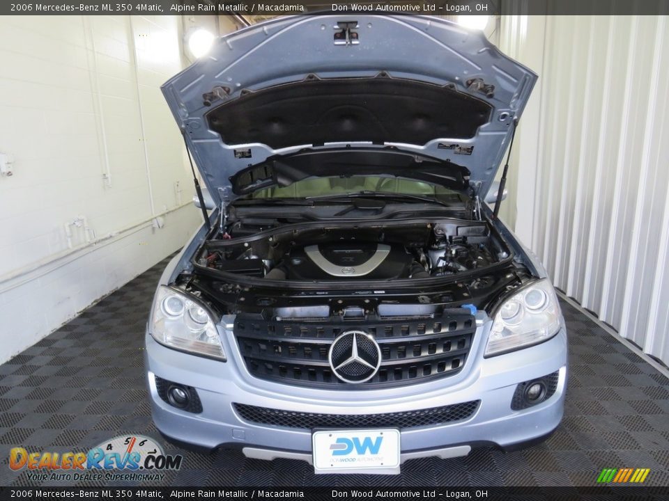 2006 Mercedes-Benz ML 350 4Matic Alpine Rain Metallic / Macadamia Photo #9