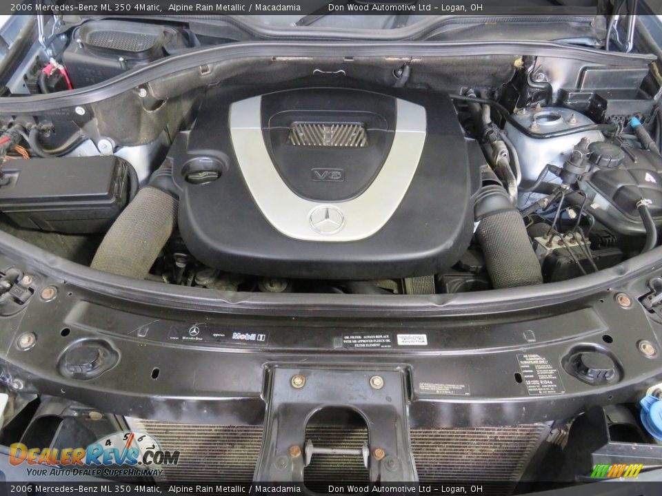 2006 Mercedes-Benz ML 350 4Matic Alpine Rain Metallic / Macadamia Photo #10