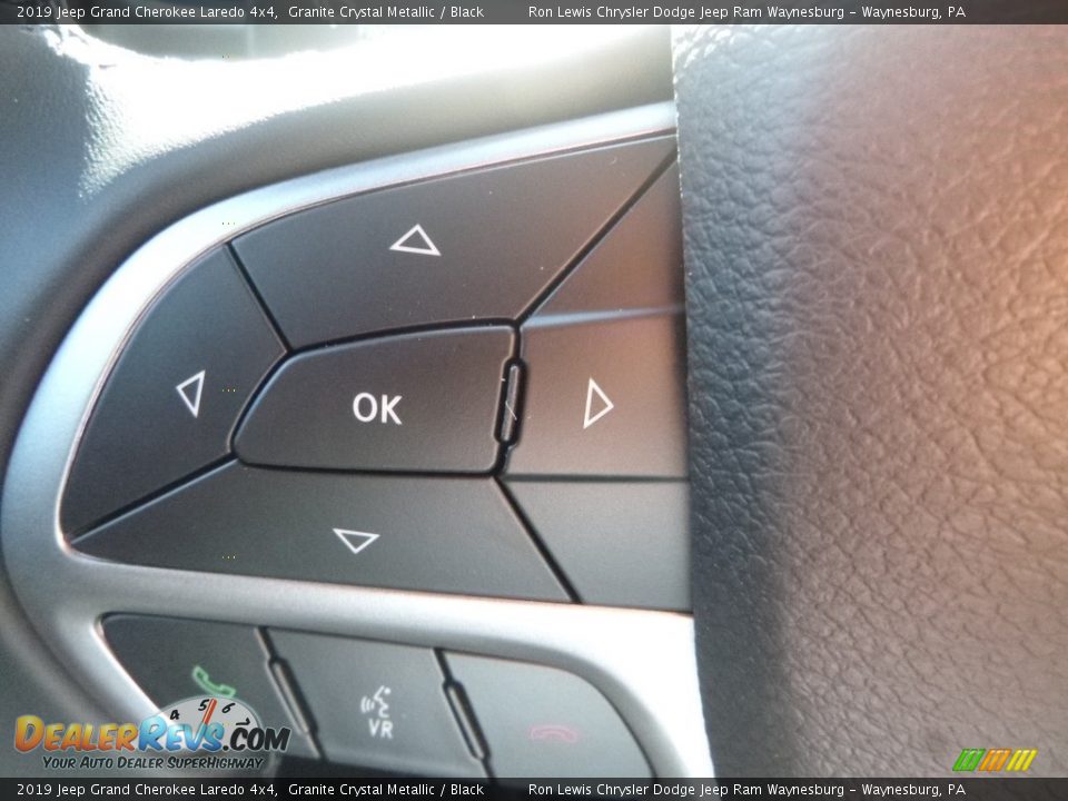 2019 Jeep Grand Cherokee Laredo 4x4 Granite Crystal Metallic / Black Photo #19