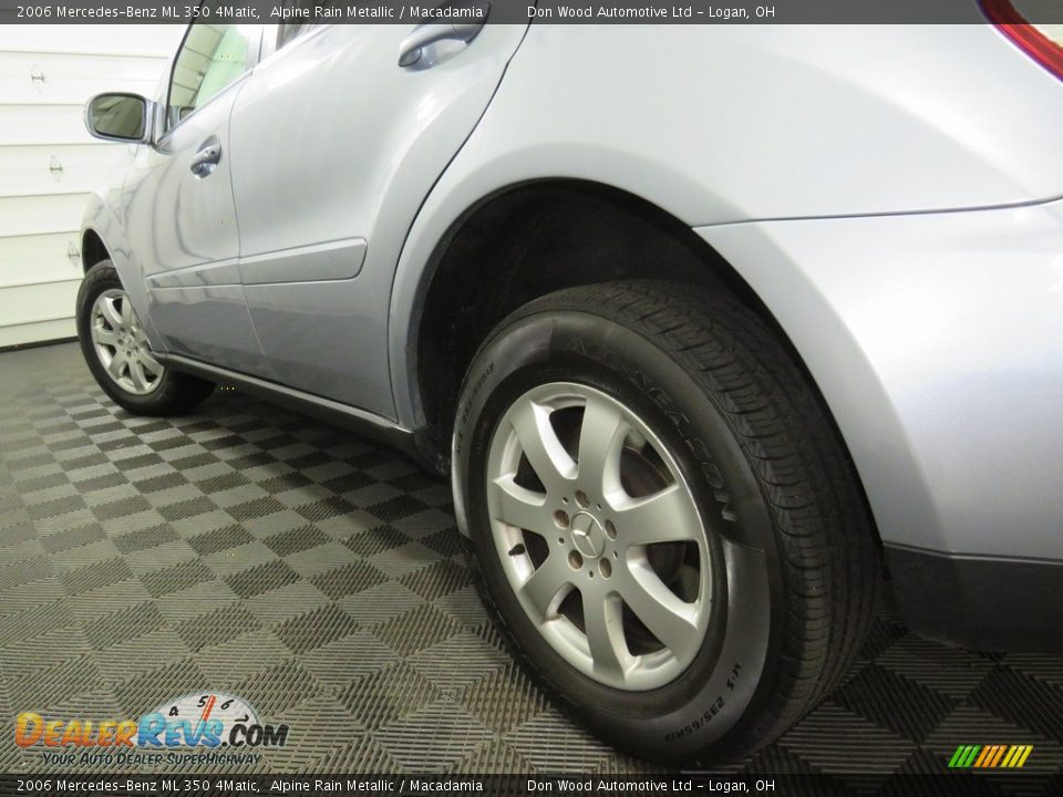 2006 Mercedes-Benz ML 350 4Matic Alpine Rain Metallic / Macadamia Photo #13