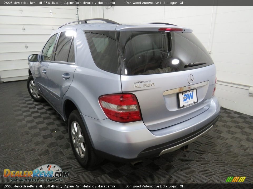 2006 Mercedes-Benz ML 350 4Matic Alpine Rain Metallic / Macadamia Photo #14