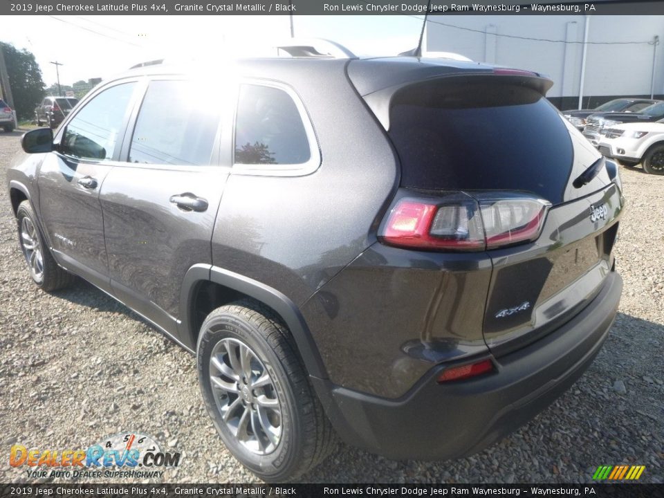 2019 Jeep Cherokee Latitude Plus 4x4 Granite Crystal Metallic / Black Photo #3
