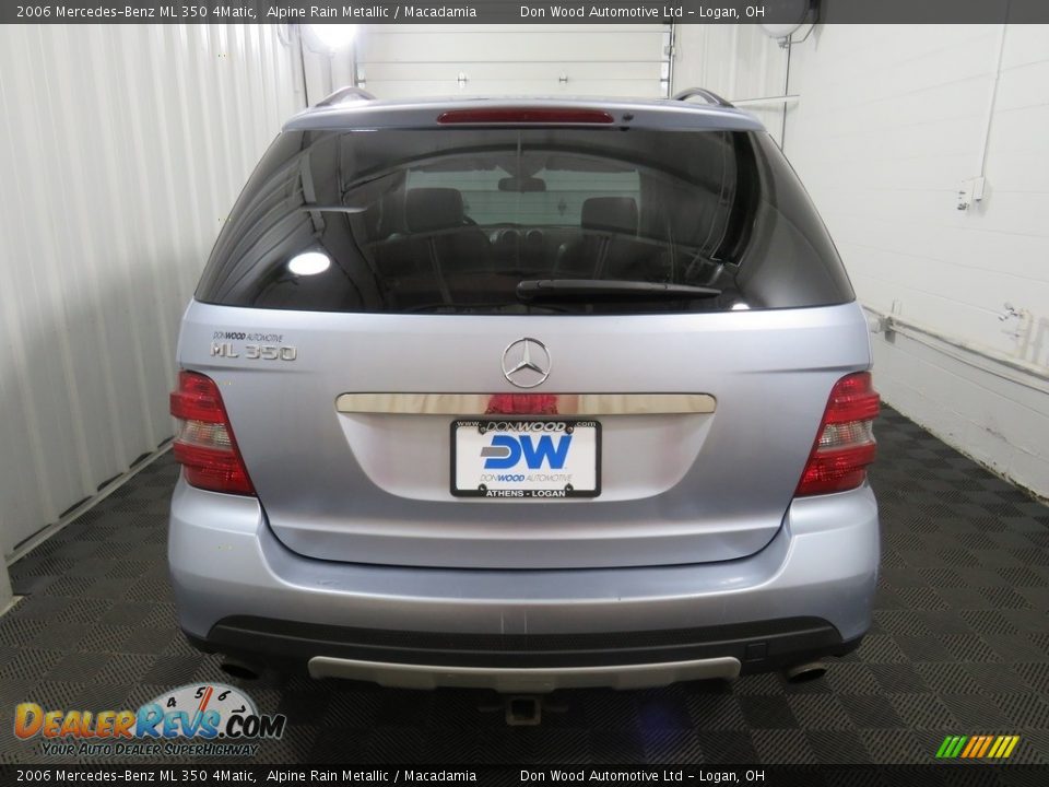 2006 Mercedes-Benz ML 350 4Matic Alpine Rain Metallic / Macadamia Photo #15