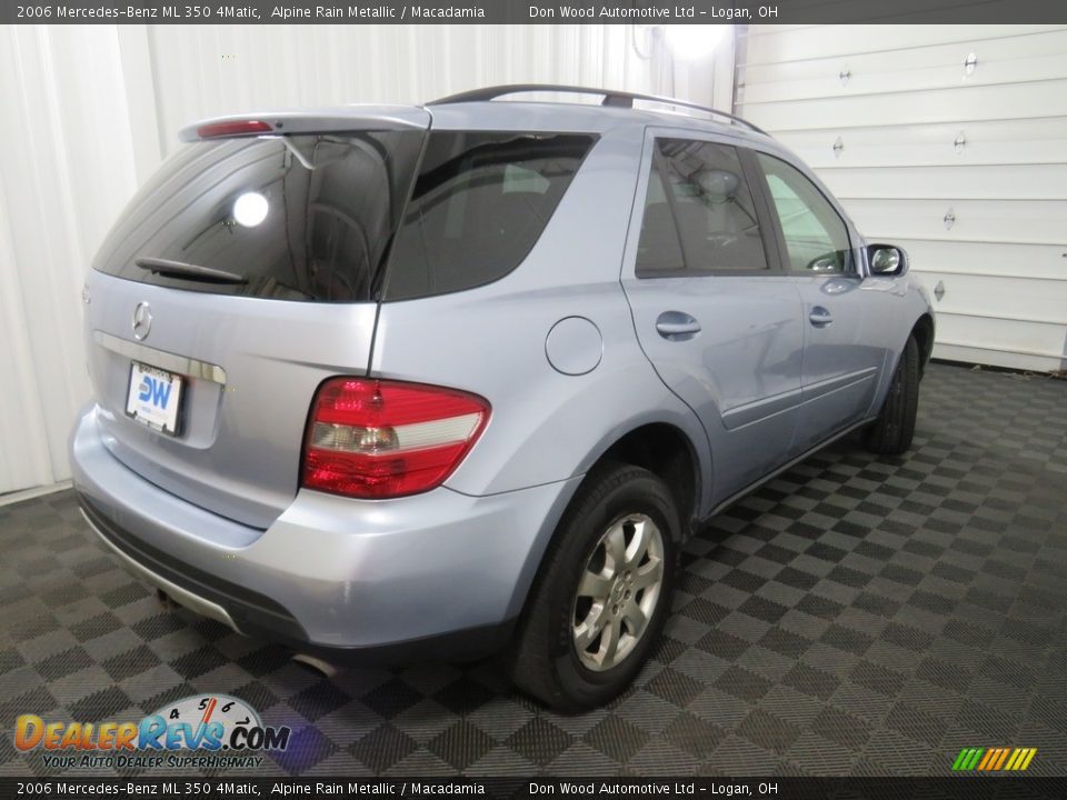 2006 Mercedes-Benz ML 350 4Matic Alpine Rain Metallic / Macadamia Photo #18