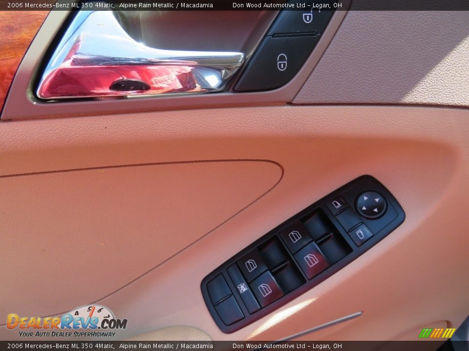 2006 Mercedes-Benz ML 350 4Matic Alpine Rain Metallic / Macadamia Photo #20