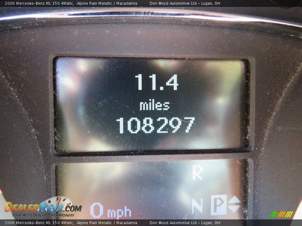 2006 Mercedes-Benz ML 350 4Matic Alpine Rain Metallic / Macadamia Photo #23