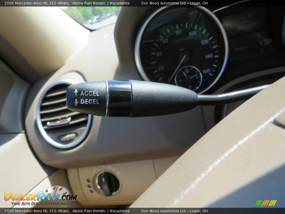 2006 Mercedes-Benz ML 350 4Matic Alpine Rain Metallic / Macadamia Photo #24