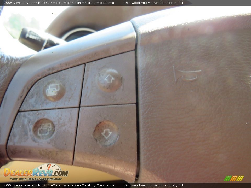2006 Mercedes-Benz ML 350 4Matic Alpine Rain Metallic / Macadamia Photo #25