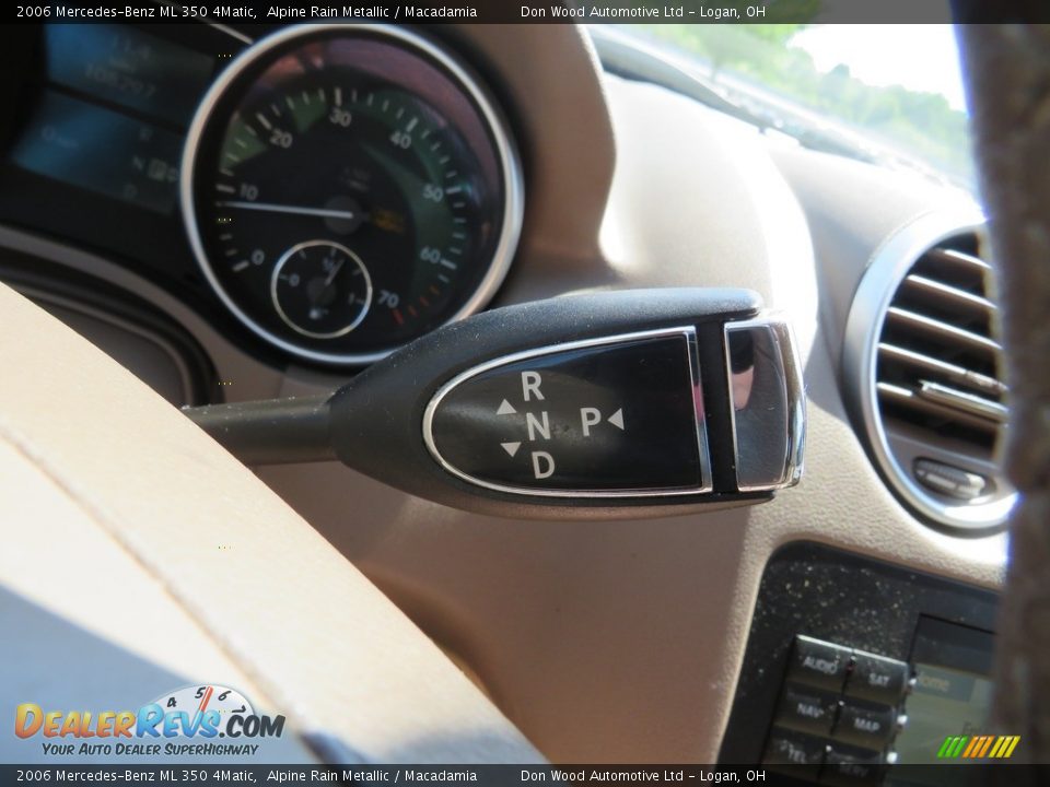2006 Mercedes-Benz ML 350 4Matic Alpine Rain Metallic / Macadamia Photo #27