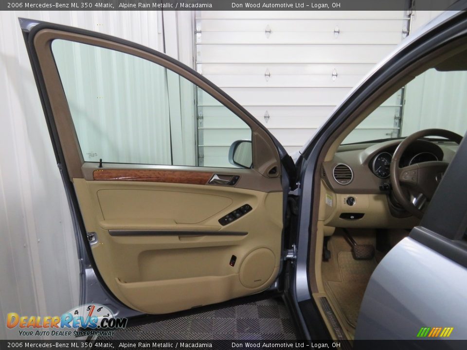 2006 Mercedes-Benz ML 350 4Matic Alpine Rain Metallic / Macadamia Photo #30