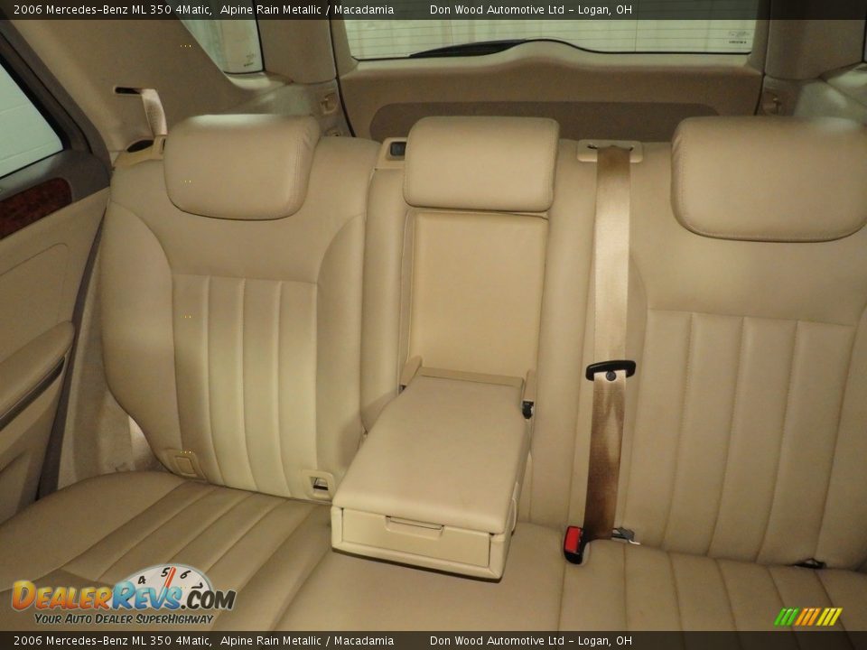 2006 Mercedes-Benz ML 350 4Matic Alpine Rain Metallic / Macadamia Photo #33