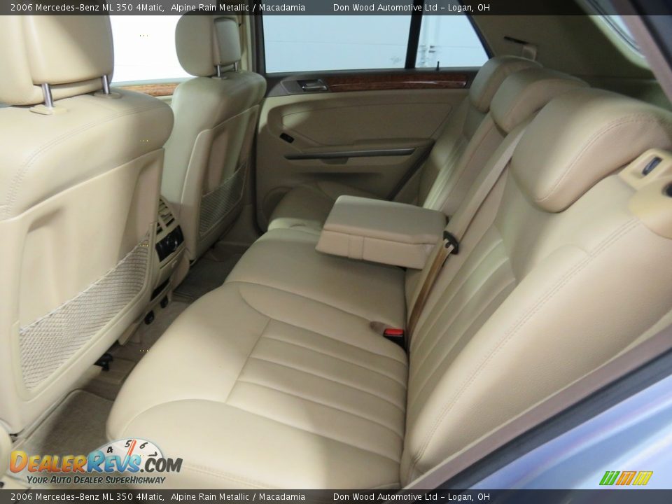 2006 Mercedes-Benz ML 350 4Matic Alpine Rain Metallic / Macadamia Photo #36