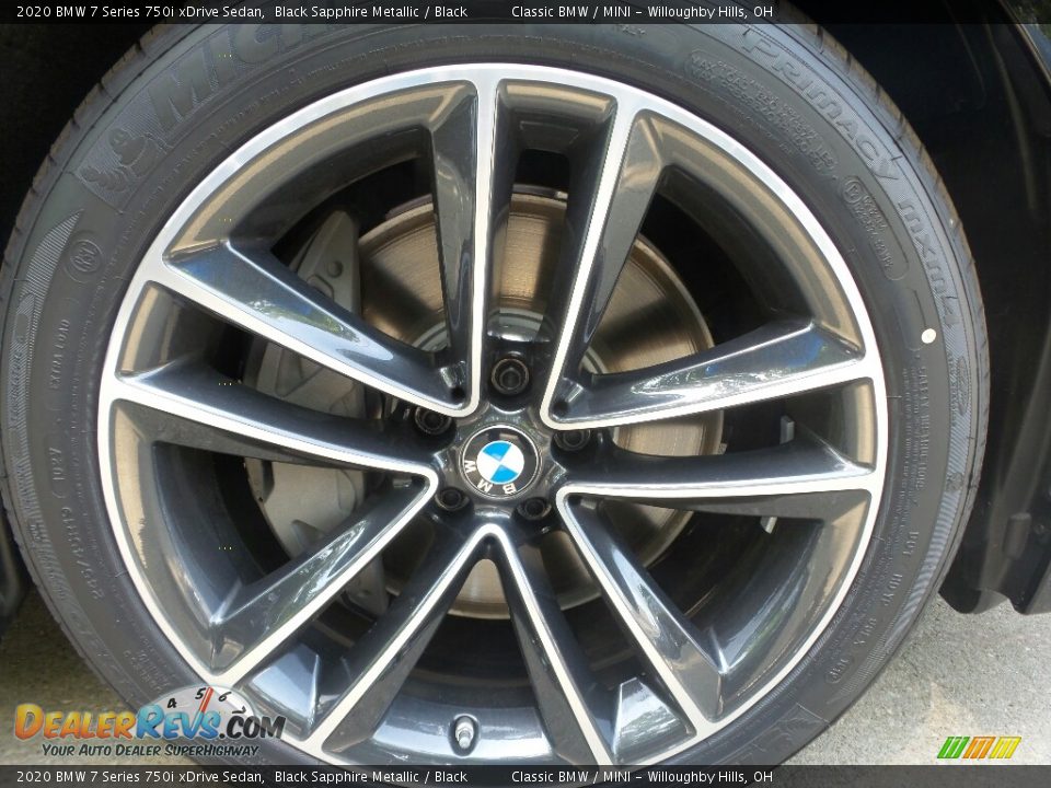2020 BMW 7 Series 750i xDrive Sedan Black Sapphire Metallic / Black Photo #2