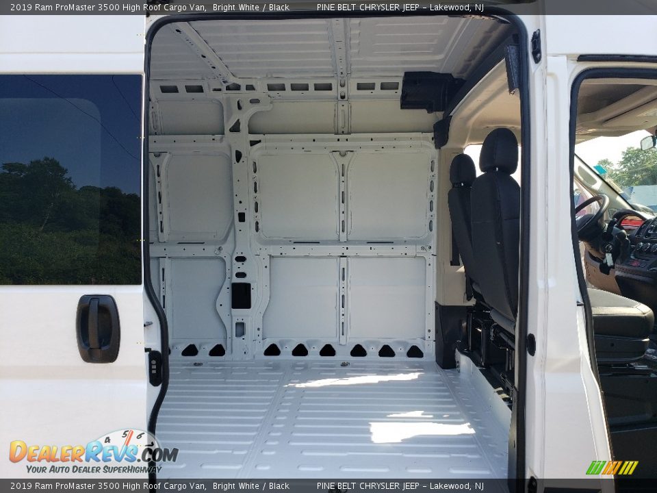 2019 Ram ProMaster 3500 High Roof Cargo Van Bright White / Black Photo #8