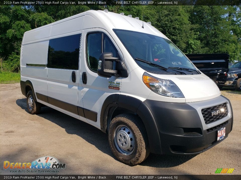 2019 Ram ProMaster 2500 High Roof Cargo Van Bright White / Black Photo #1