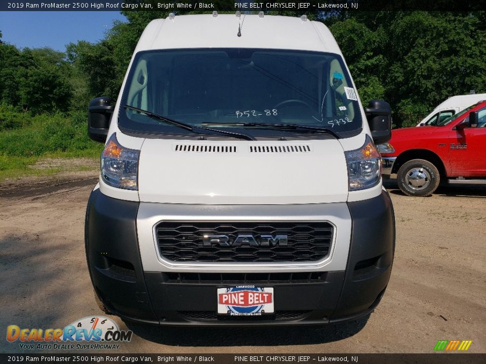 2019 Ram ProMaster 2500 High Roof Cargo Van Bright White / Black Photo #2