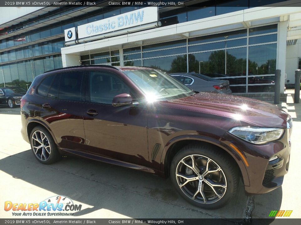 2019 BMW X5 xDrive50i Ametrin Metallic / Black Photo #1