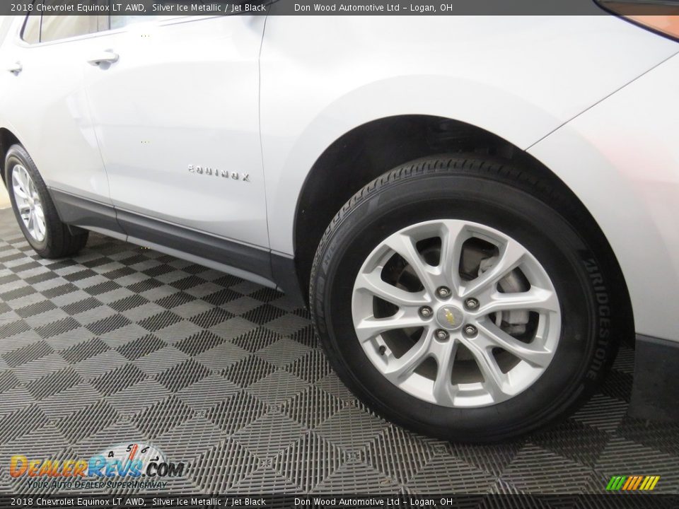 2018 Chevrolet Equinox LT AWD Silver Ice Metallic / Jet Black Photo #4