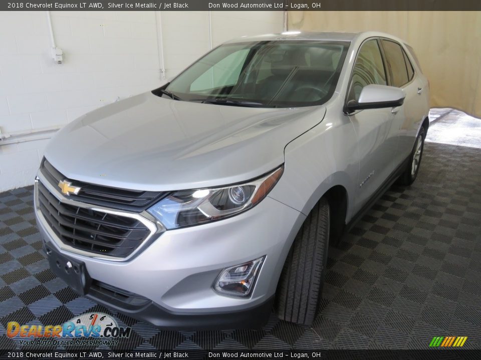 2018 Chevrolet Equinox LT AWD Silver Ice Metallic / Jet Black Photo #9