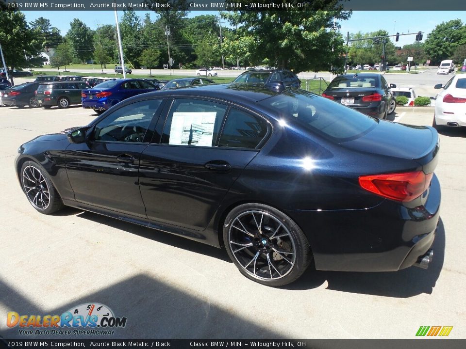 2019 BMW M5 Competition Azurite Black Metallic / Black Photo #5