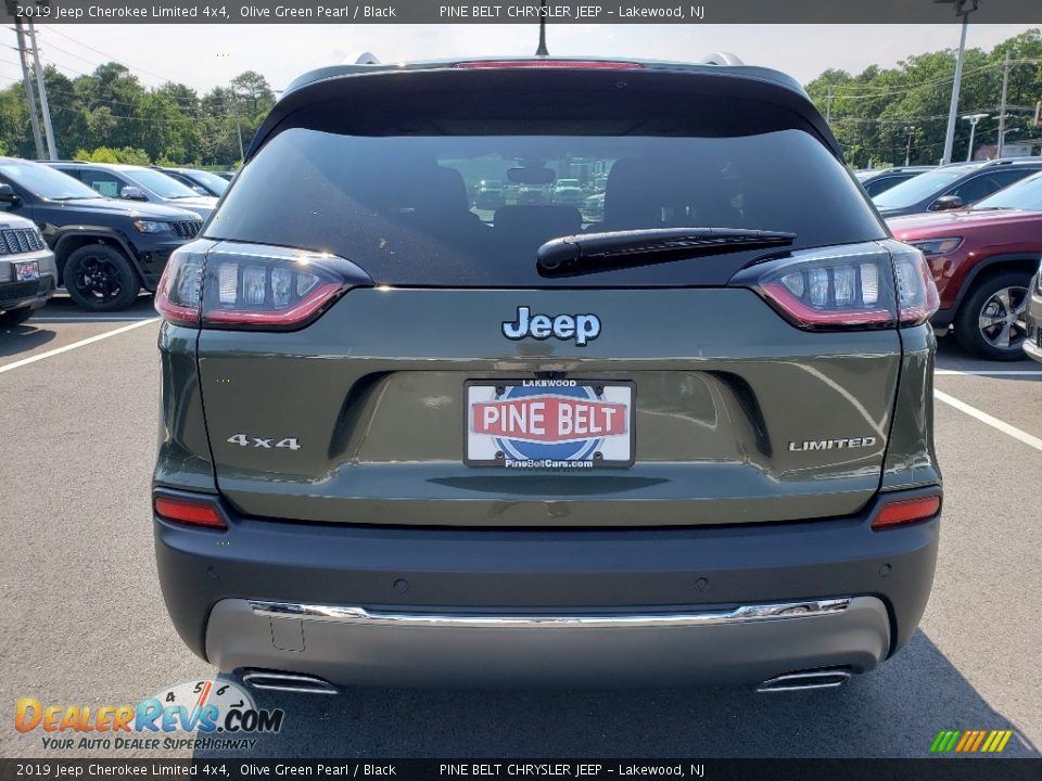 2019 Jeep Cherokee Limited 4x4 Olive Green Pearl / Black Photo #5