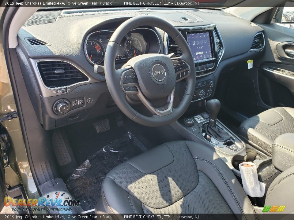 2019 Jeep Cherokee Limited 4x4 Olive Green Pearl / Black Photo #8