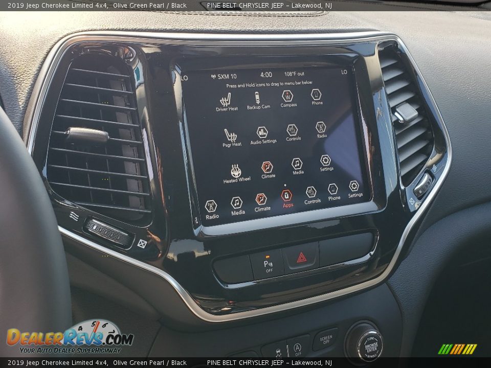 2019 Jeep Cherokee Limited 4x4 Olive Green Pearl / Black Photo #9