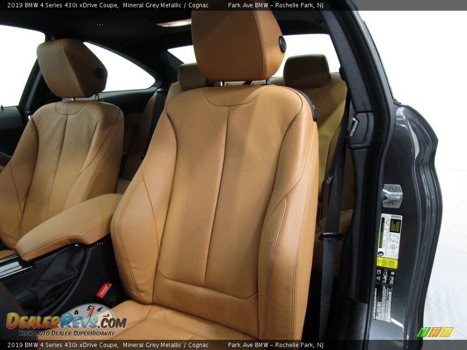 2019 BMW 4 Series 430i xDrive Coupe Mineral Grey Metallic / Cognac Photo #7