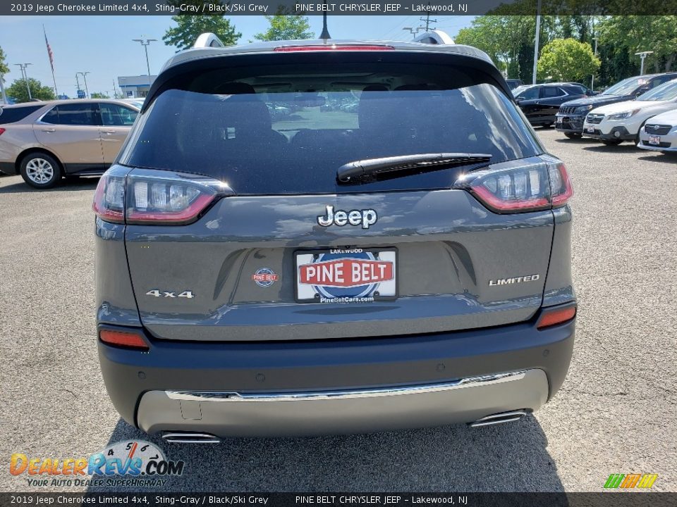 2019 Jeep Cherokee Limited 4x4 Sting-Gray / Black/Ski Grey Photo #5