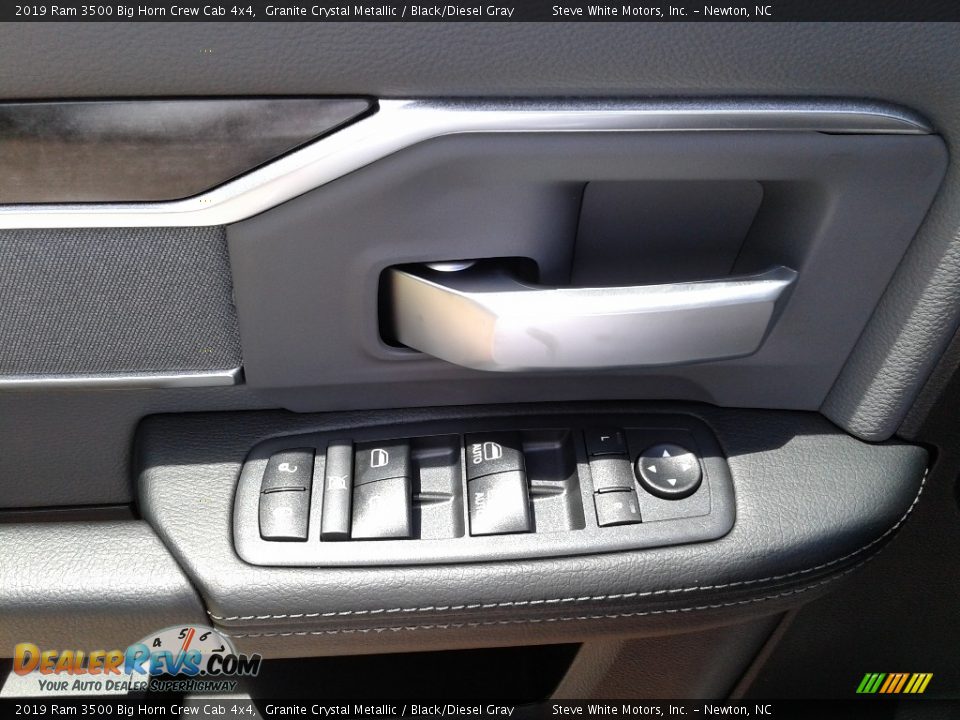 2019 Ram 3500 Big Horn Crew Cab 4x4 Granite Crystal Metallic / Black/Diesel Gray Photo #9