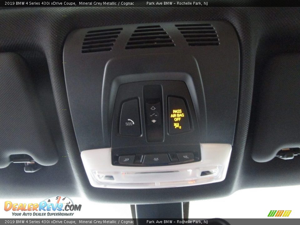 2019 BMW 4 Series 430i xDrive Coupe Mineral Grey Metallic / Cognac Photo #23