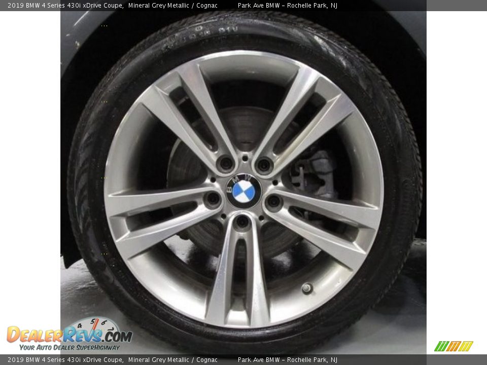 2019 BMW 4 Series 430i xDrive Coupe Mineral Grey Metallic / Cognac Photo #25
