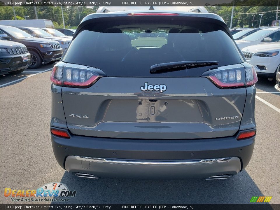 2019 Jeep Cherokee Limited 4x4 Sting-Gray / Black/Ski Grey Photo #5