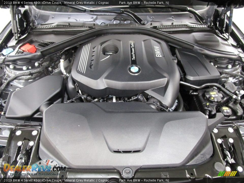 2019 BMW 4 Series 430i xDrive Coupe Mineral Grey Metallic / Cognac Photo #26