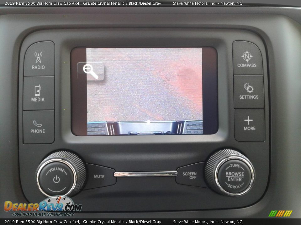 2019 Ram 3500 Big Horn Crew Cab 4x4 Granite Crystal Metallic / Black/Diesel Gray Photo #21