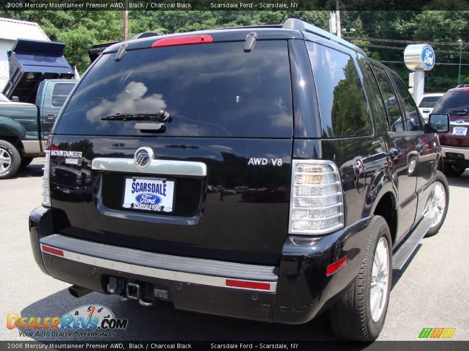 2006 Mercury Mountaineer Premier AWD Black / Charcoal Black Photo #4