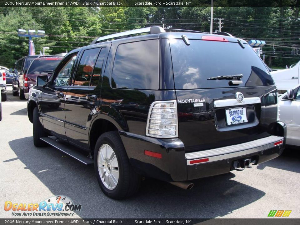 2006 Mercury Mountaineer Premier AWD Black / Charcoal Black Photo #6