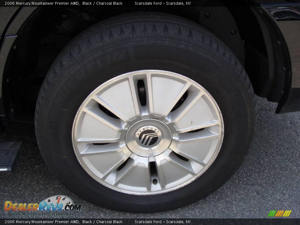 2006 Mercury Mountaineer Premier AWD Black / Charcoal Black Photo #7