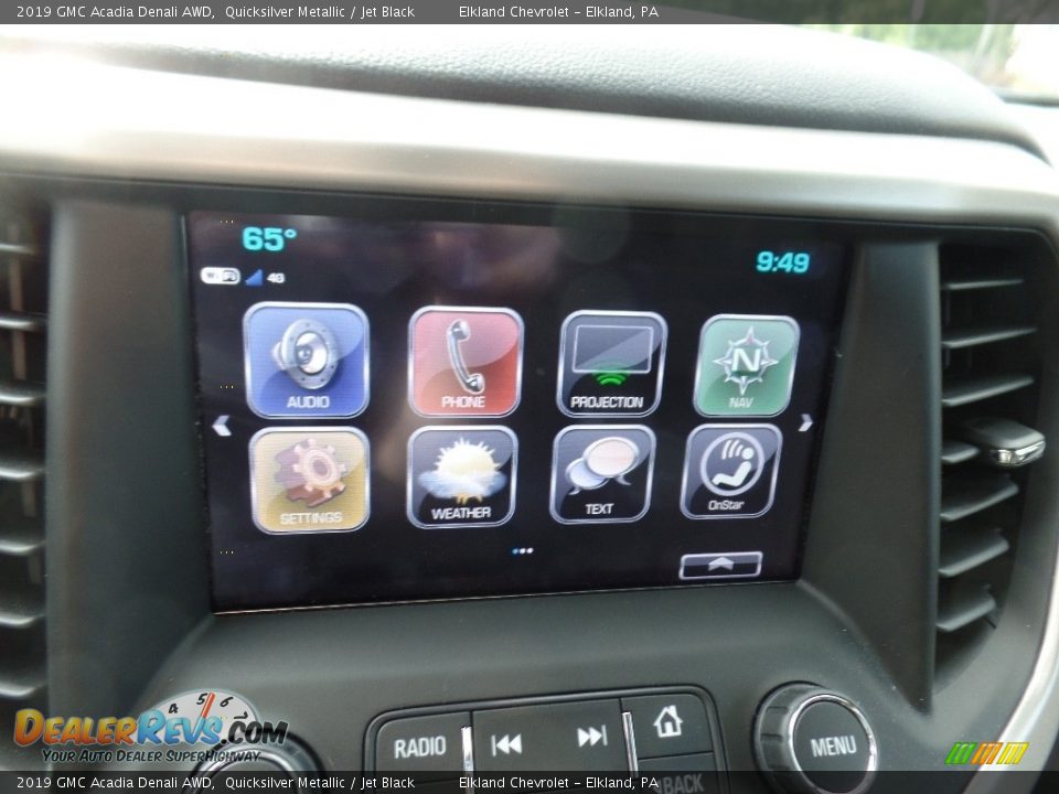 2019 GMC Acadia Denali AWD Quicksilver Metallic / Jet Black Photo #32