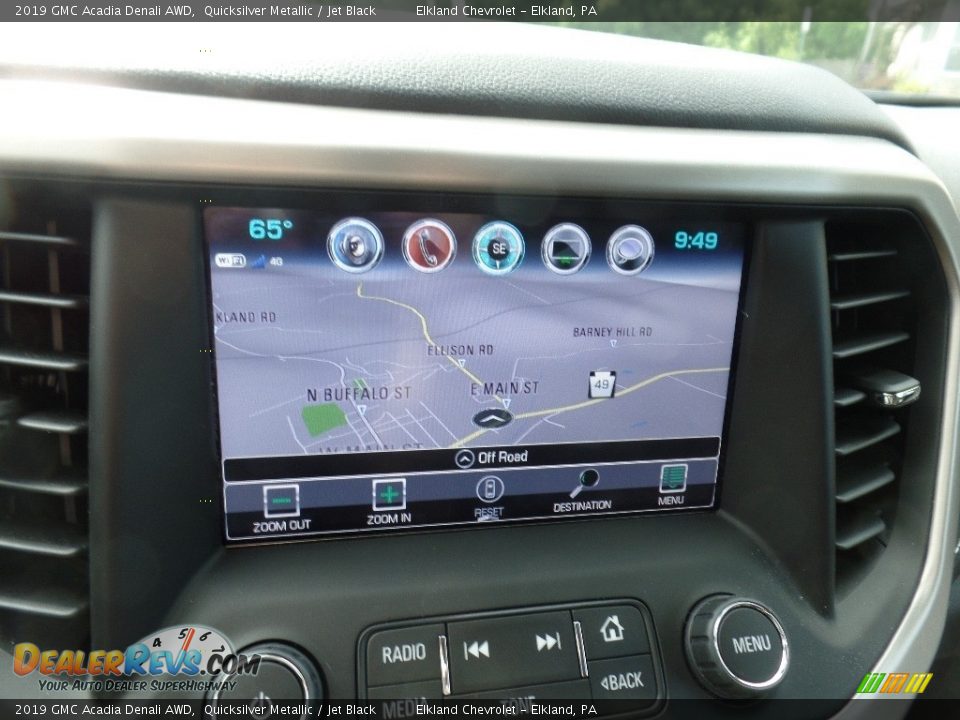 2019 GMC Acadia Denali AWD Quicksilver Metallic / Jet Black Photo #35