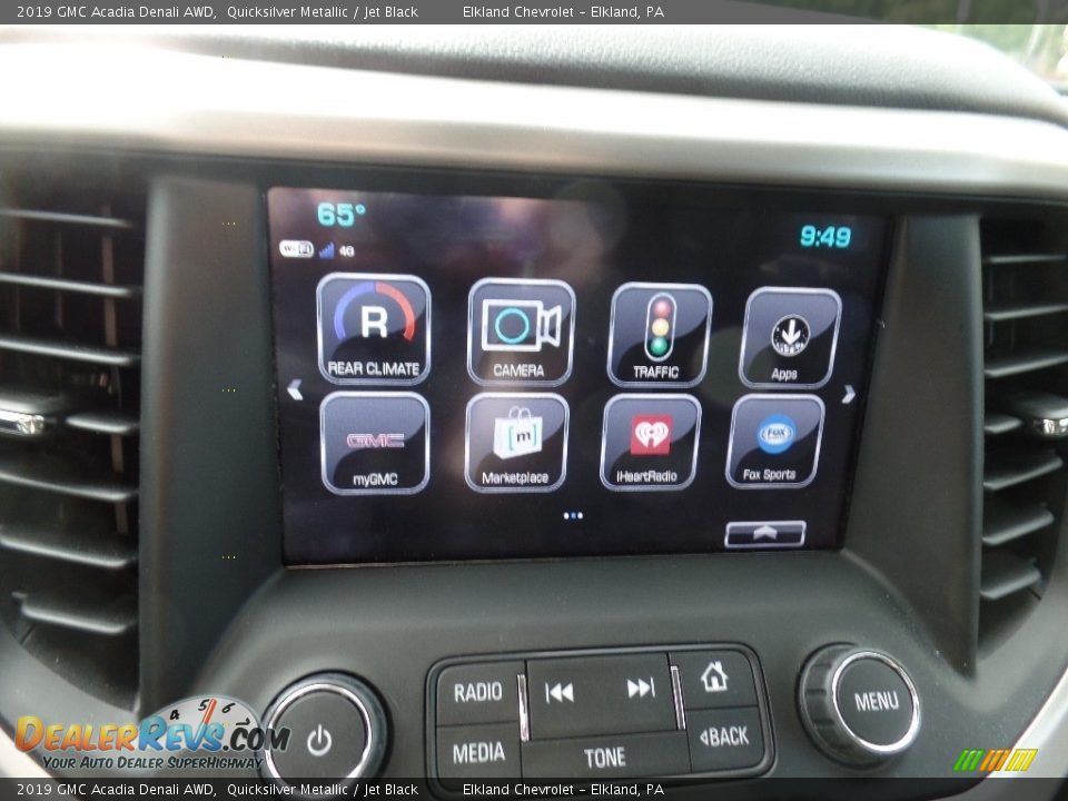 2019 GMC Acadia Denali AWD Quicksilver Metallic / Jet Black Photo #36