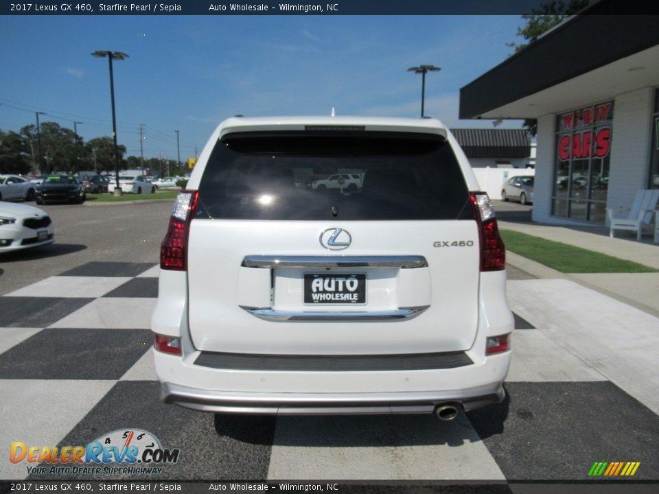 2017 Lexus GX 460 Starfire Pearl / Sepia Photo #4