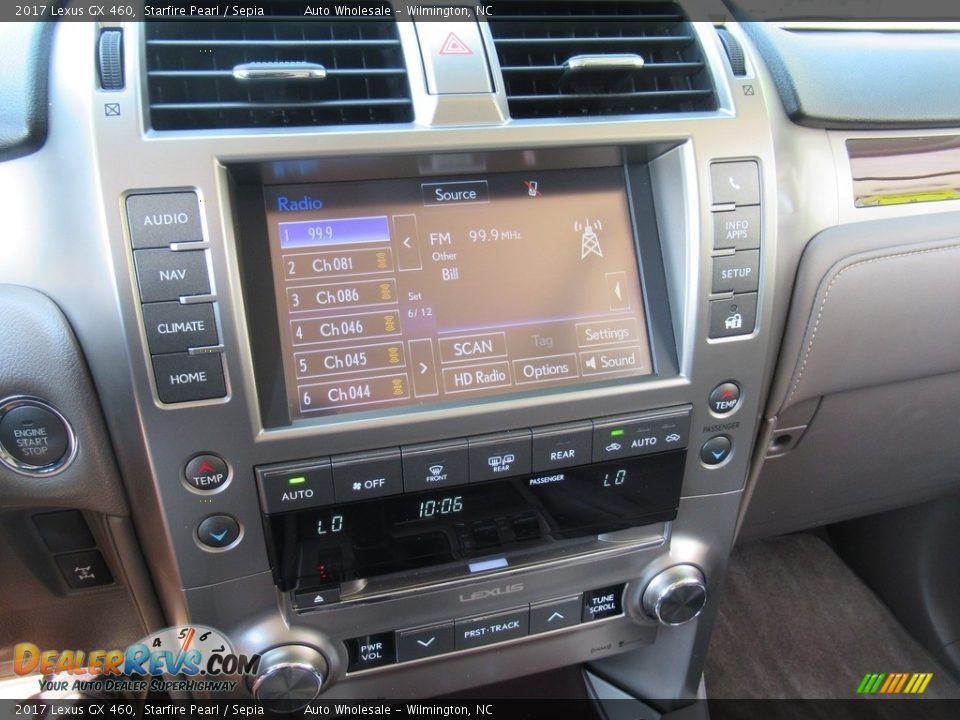 2017 Lexus GX 460 Starfire Pearl / Sepia Photo #17