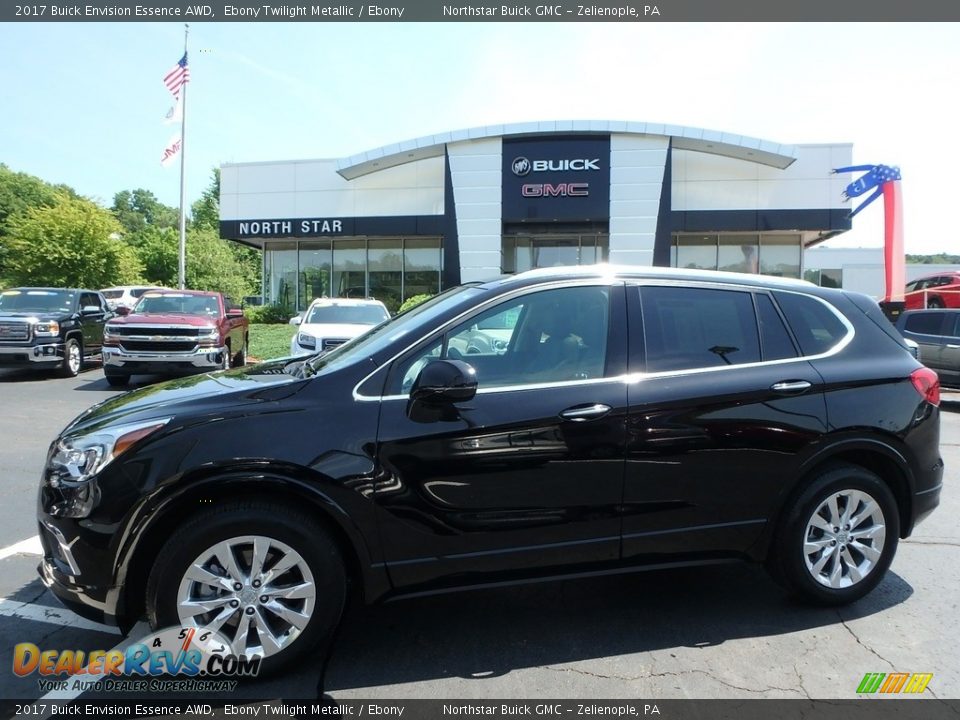 2017 Buick Envision Essence AWD Ebony Twilight Metallic / Ebony Photo #1