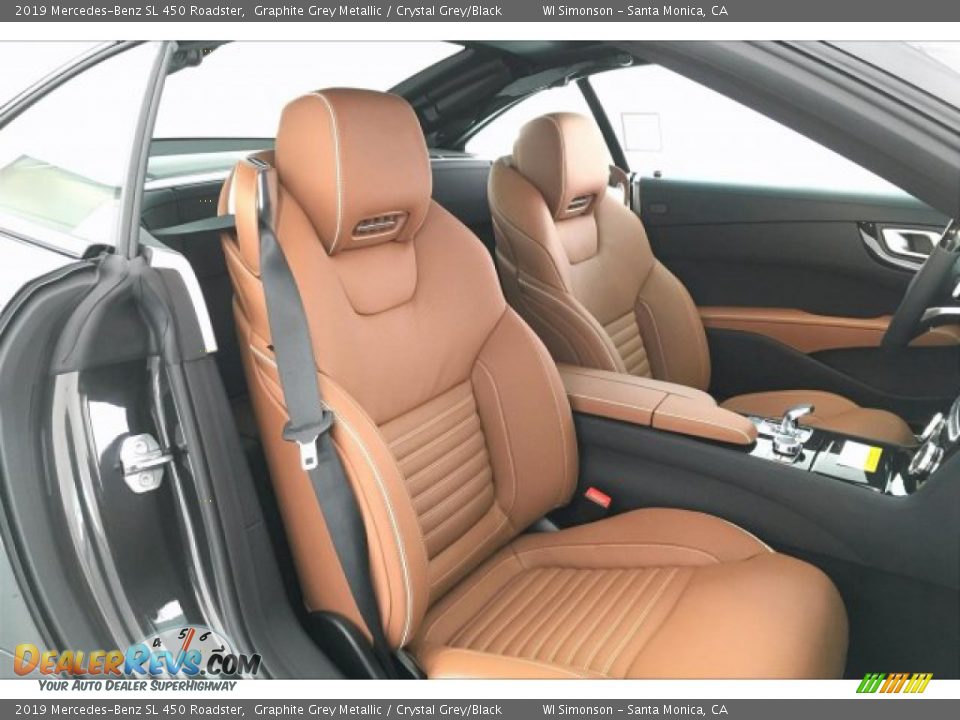 Crystal Grey/Black Interior - 2019 Mercedes-Benz SL 450 Roadster Photo #5